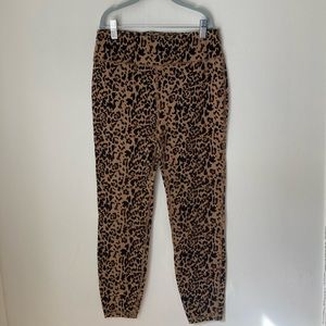 J Crew weekend leopard print leggings